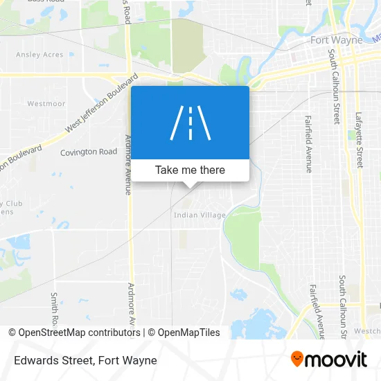 Edwards Street map