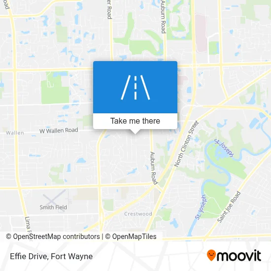 Effie Drive map