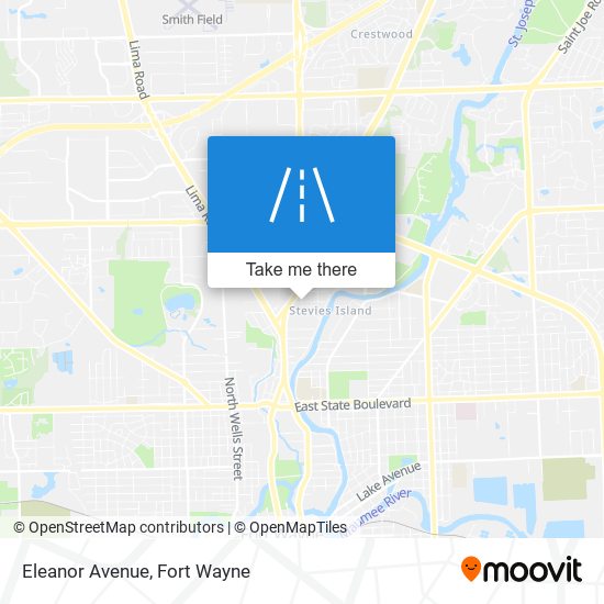 Eleanor Avenue map