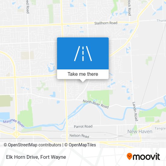 Elk Horn Drive map