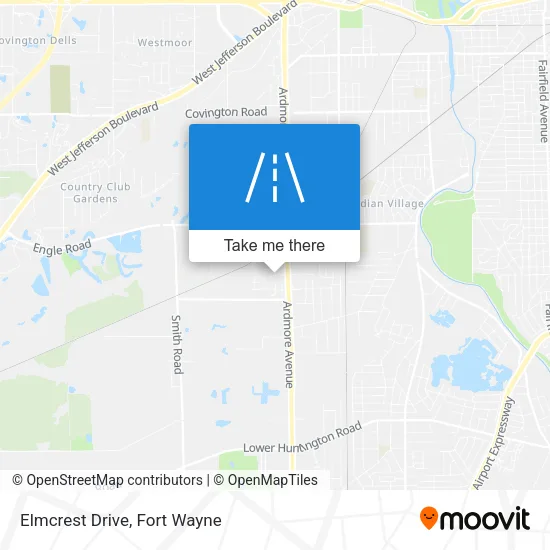 Mapa de Elmcrest Drive