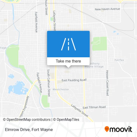 Elmrow Drive map