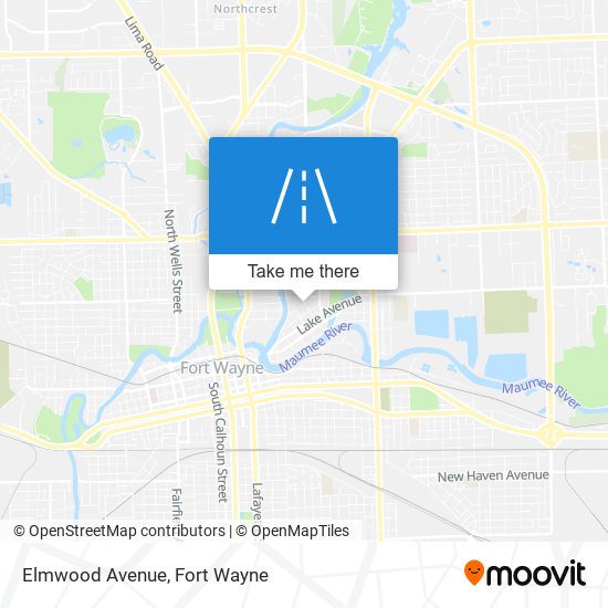 Elmwood Avenue map