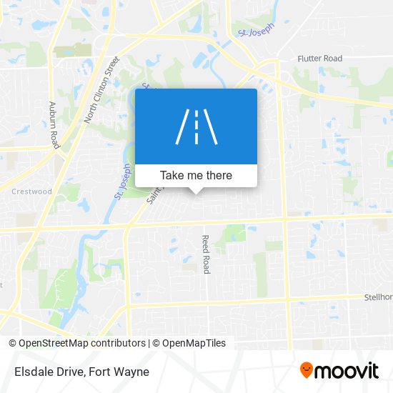 Elsdale Drive map