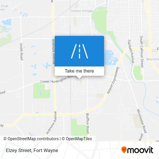 Mapa de Elzey Street
