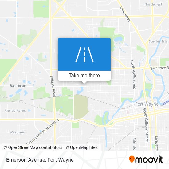 Mapa de Emerson Avenue