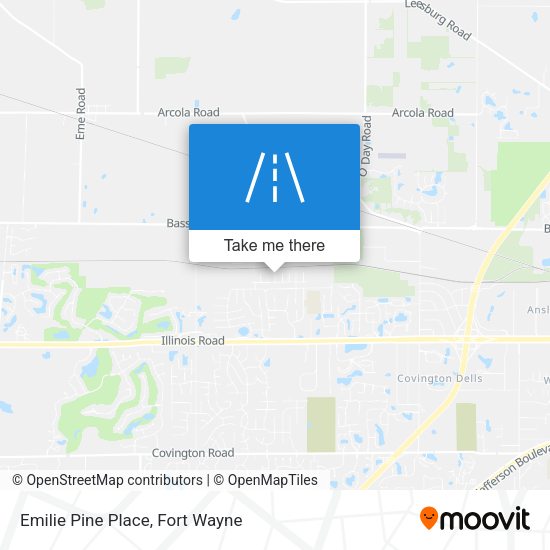 Mapa de Emilie Pine Place