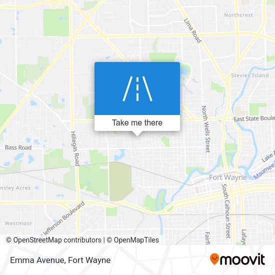 Emma Avenue map