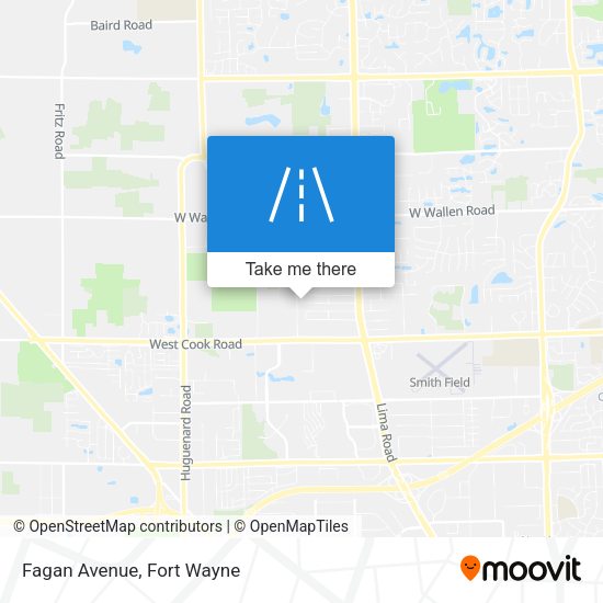 Mapa de Fagan Avenue