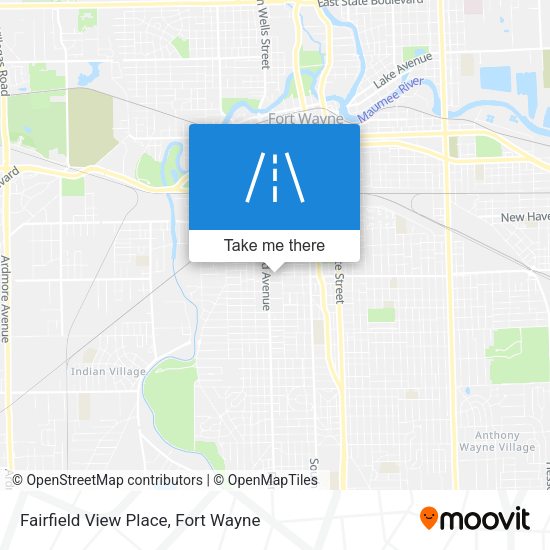 Fairfield View Place map