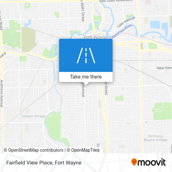 Fairfield View Place map