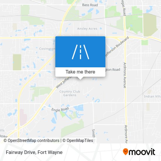 Fairway Drive map