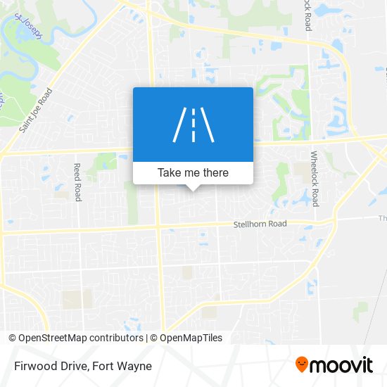 Firwood Drive map
