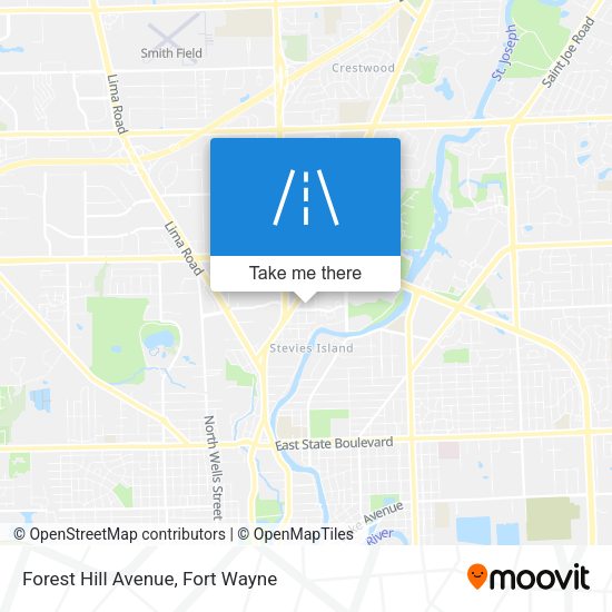Mapa de Forest Hill Avenue
