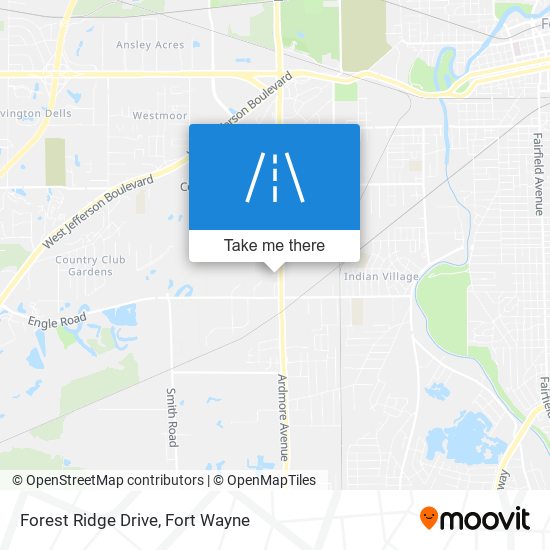 Forest Ridge Drive map