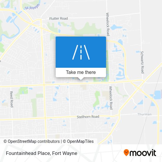 Fountainhead Place map