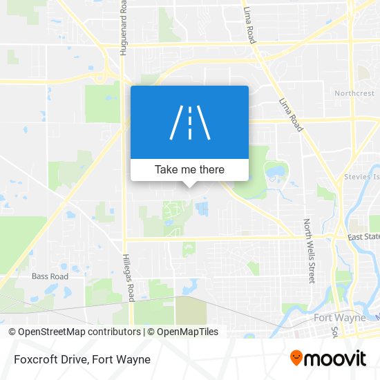 Foxcroft Drive map