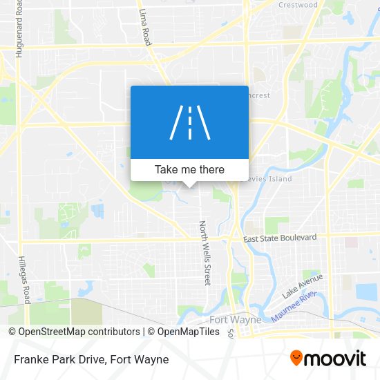 Mapa de Franke Park Drive