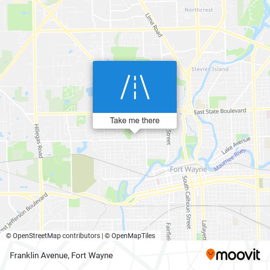 Franklin Avenue map