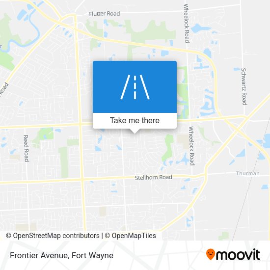Mapa de Frontier Avenue