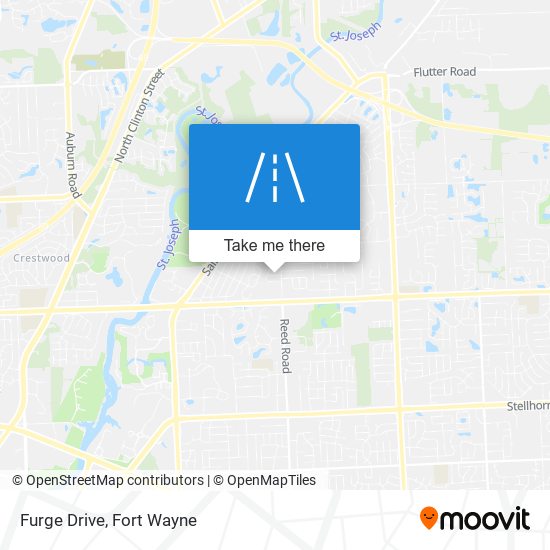 Furge Drive map