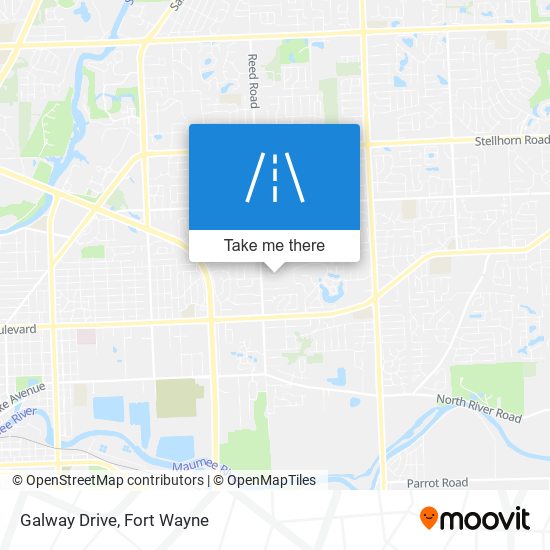 Galway Drive map