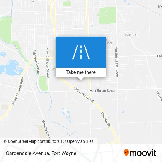 Gardendale Avenue map