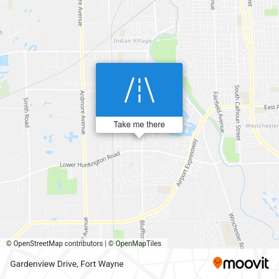 Mapa de Gardenview Drive