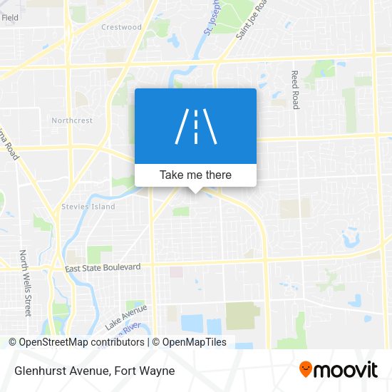 Mapa de Glenhurst Avenue