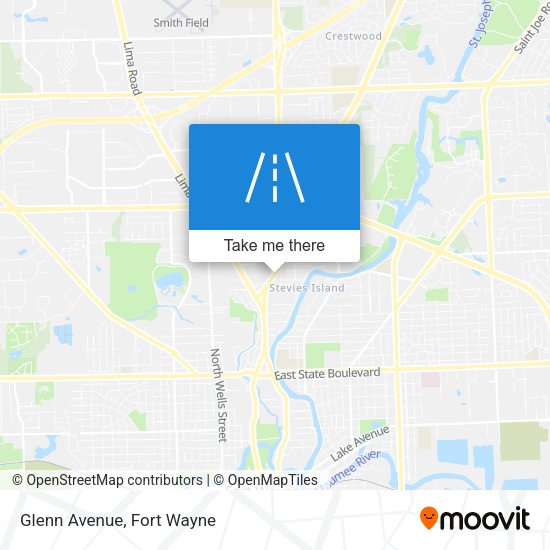 Mapa de Glenn Avenue