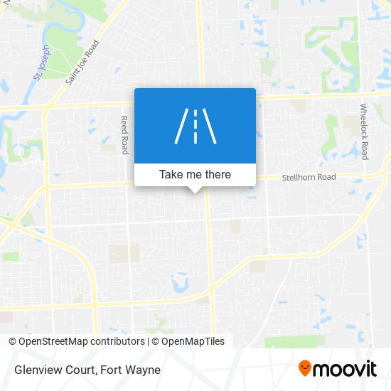 Glenview Court map