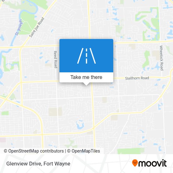 Glenview Drive map