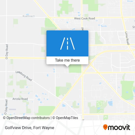 Golfview Drive map