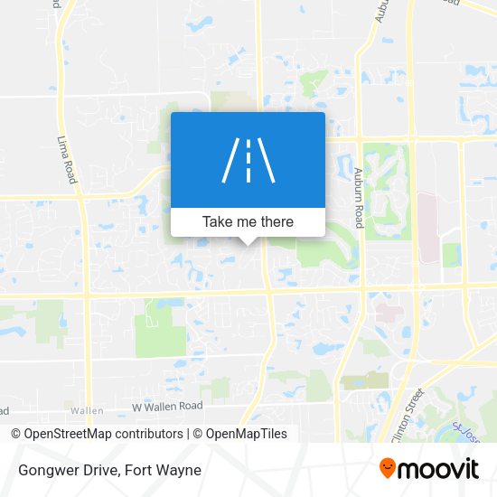 Mapa de Gongwer Drive