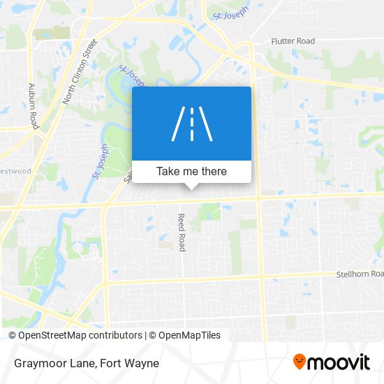 Graymoor Lane map