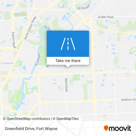 Greenfield Drive map