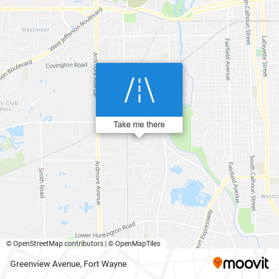 Greenview Avenue map