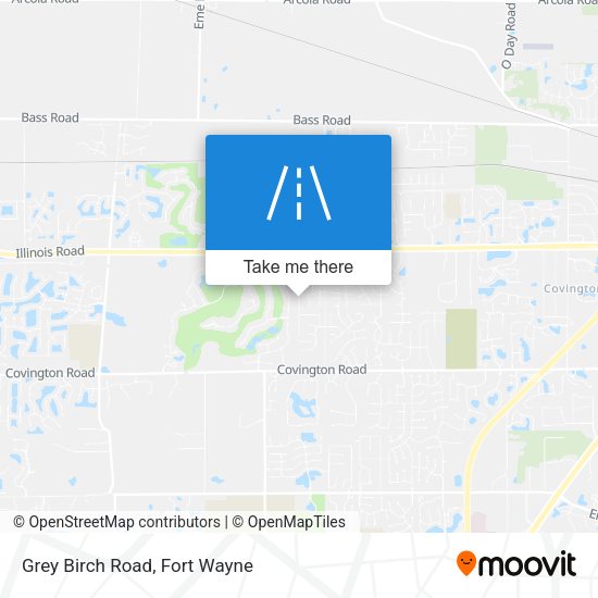 Mapa de Grey Birch Road