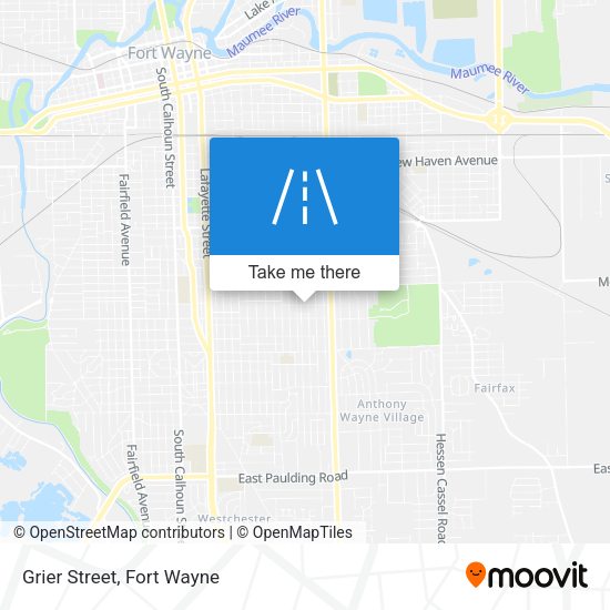 Mapa de Grier Street