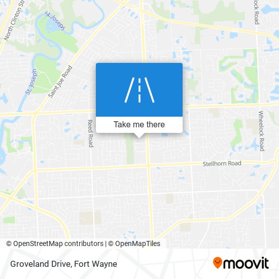 Groveland Drive map