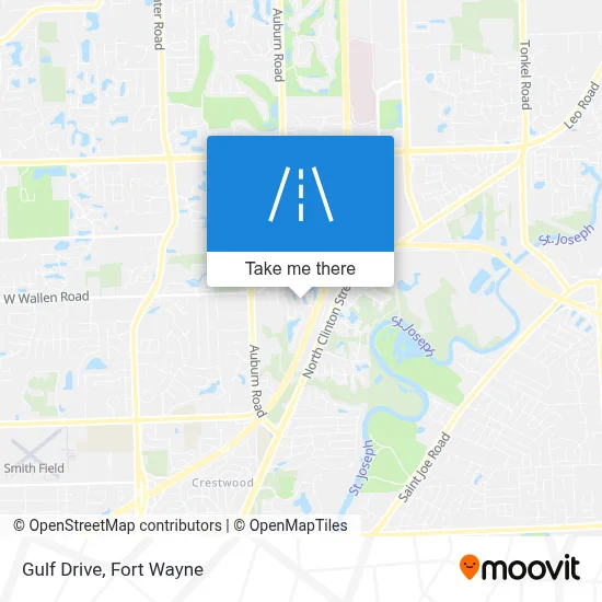 Gulf Drive map