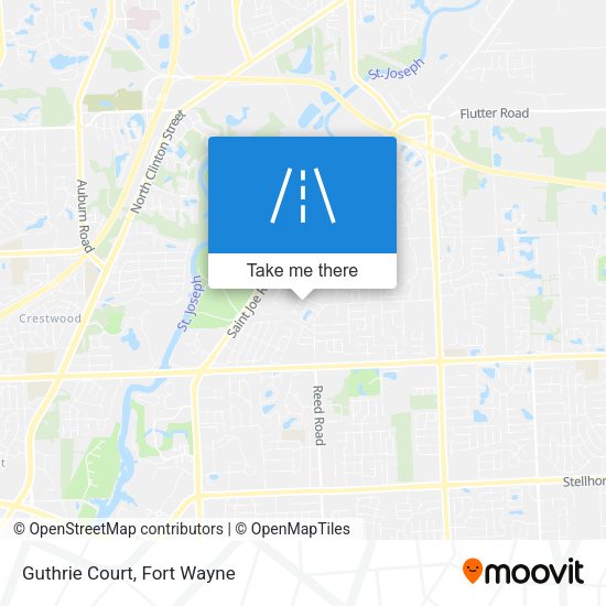 Mapa de Guthrie Court