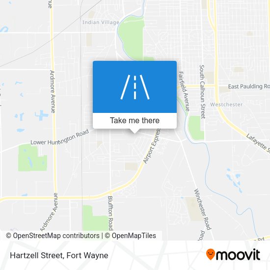 Mapa de Hartzell Street