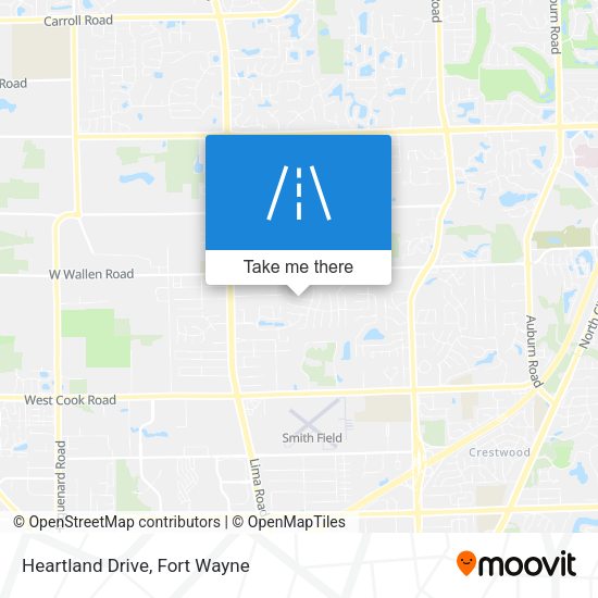 Mapa de Heartland Drive
