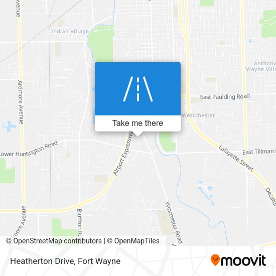 Mapa de Heatherton Drive