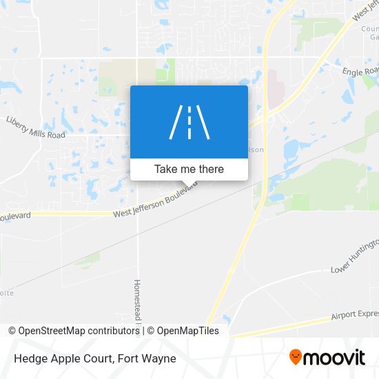 Hedge Apple Court map
