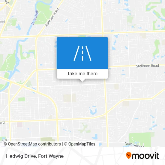 Hedwig Drive map