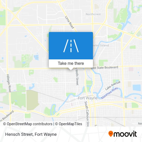 Mapa de Hensch Street