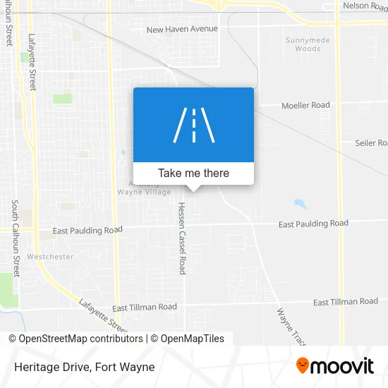 Heritage Drive map