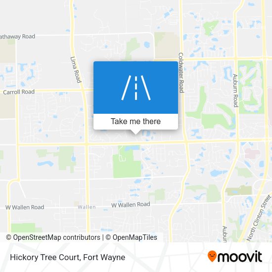 Hickory Tree Court map